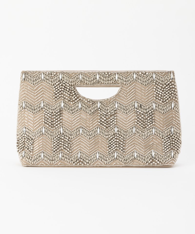 UNITED ARROWS パーティーバッグ UNITED ARROWS ユナイテッドアローズ UPCB BEADED クラッチバッグ