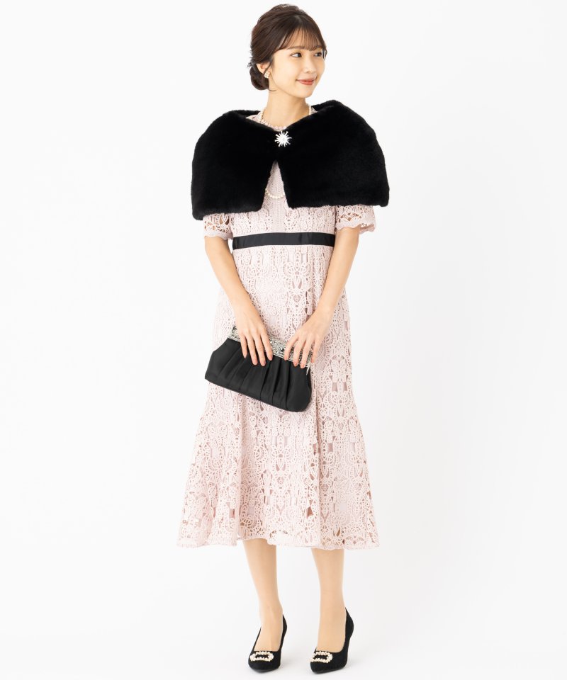 CELFORD セルフォード エコファーケープ ブラック系 | 結婚式