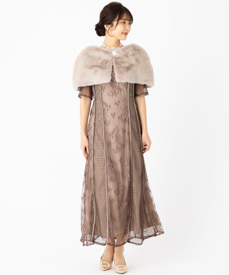 CELFORD セルフォード エコファーケープ ベージュ系 | 結婚式