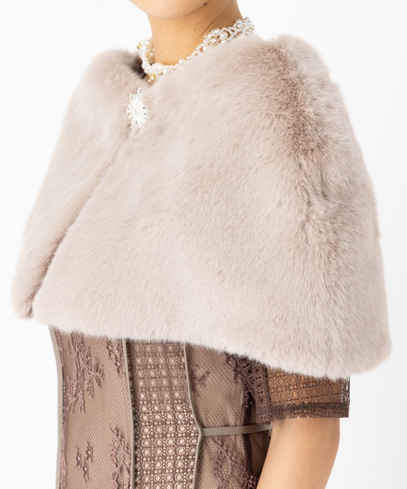 CELFORD セルフォード エコファーケープ ベージュ系 | 結婚式