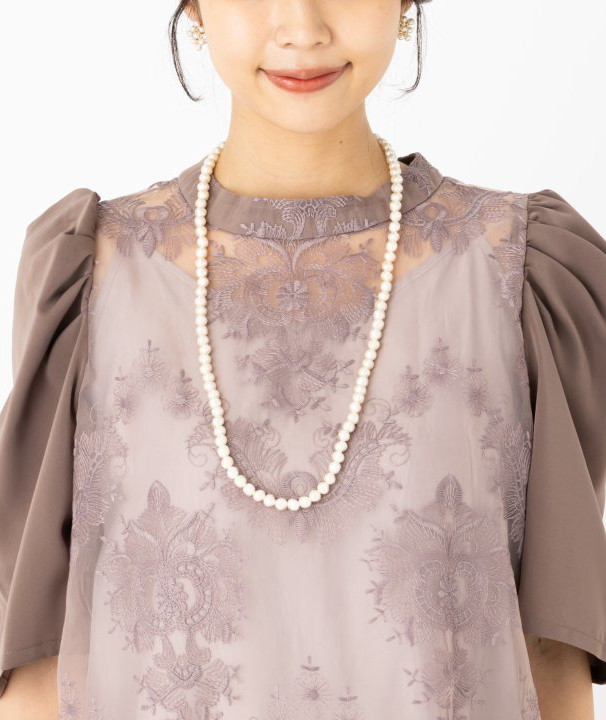 etoll. エトル ヴィンテージレースドレス その他 x グレー系 | 結婚式