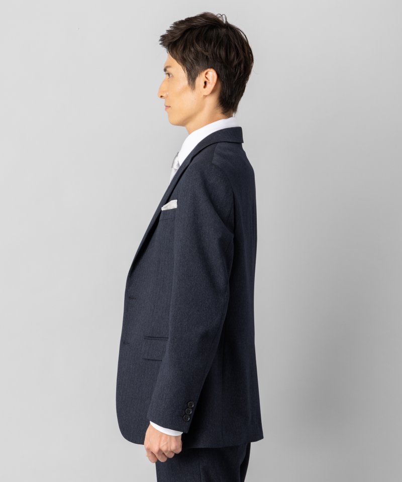 Select Shop ヘリンボーン3ピーススーツ ネイビー系 | 結婚式