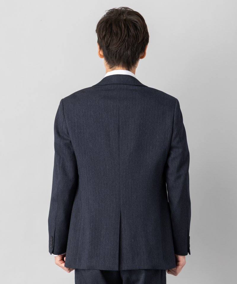Select Shop ヘリンボーン3ピーススーツ ネイビー系 | 結婚式