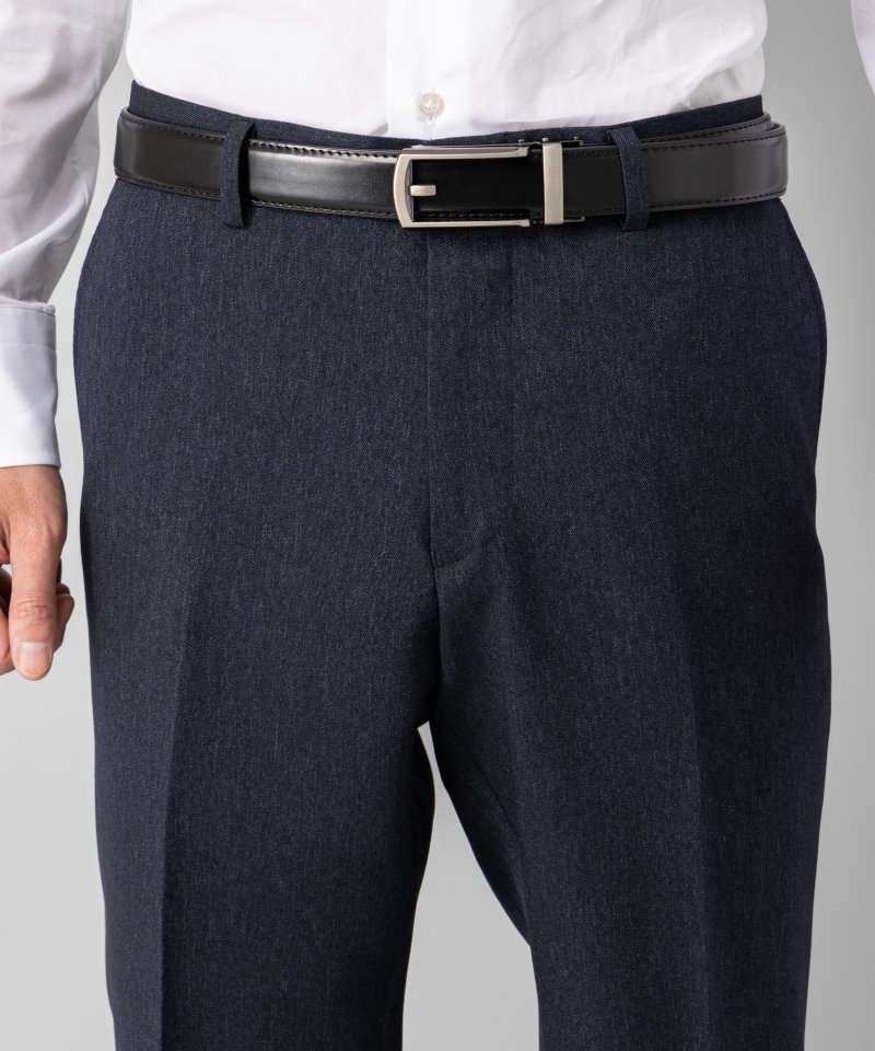 Select Shop 【7点セット】ヘリンボーン3ピーススーツセット ネイビー