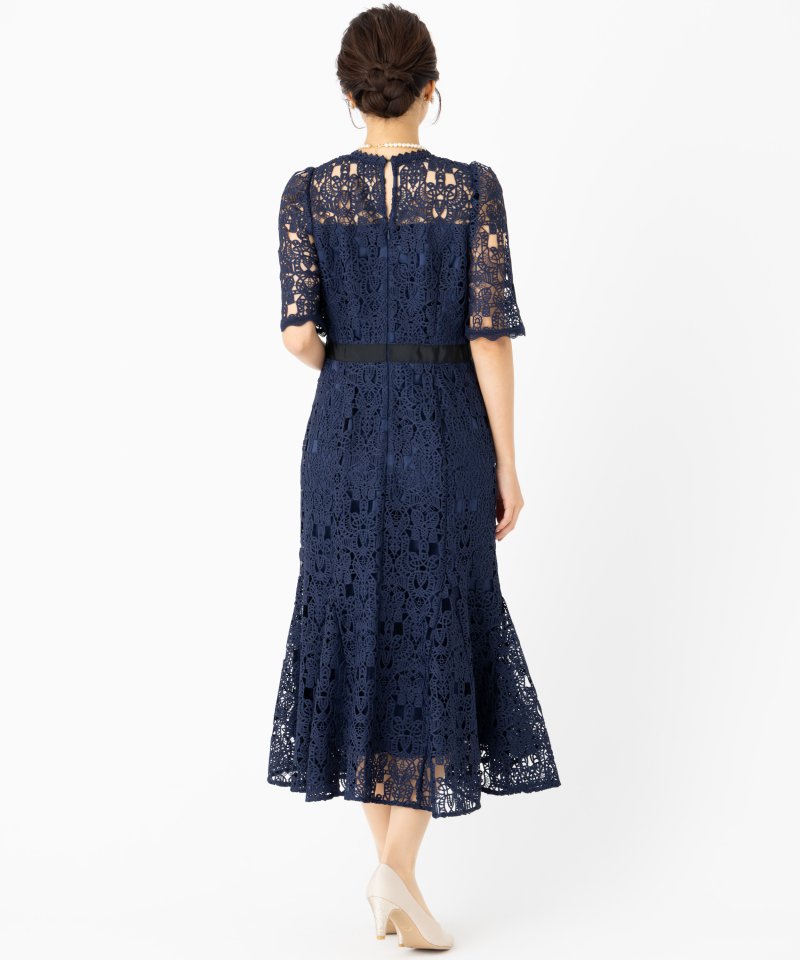 CELFORD セルフォード レースマーメイドドレス ネイビー系 | 結婚式