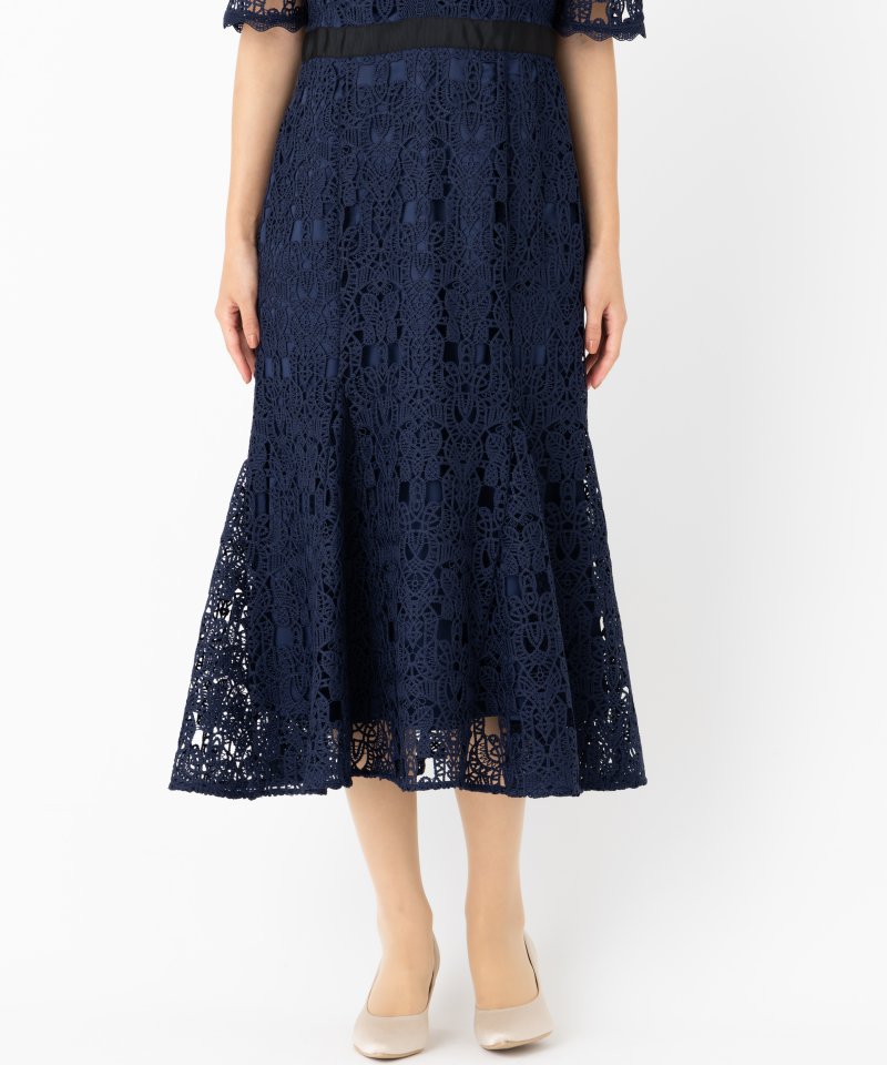 CELFORD セルフォード レースマーメイドドレス ネイビー系 | 結婚式