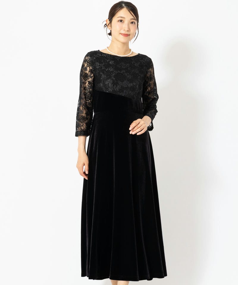Select Shop 【マザーズドレス】エンボスフォーマルマザードレス