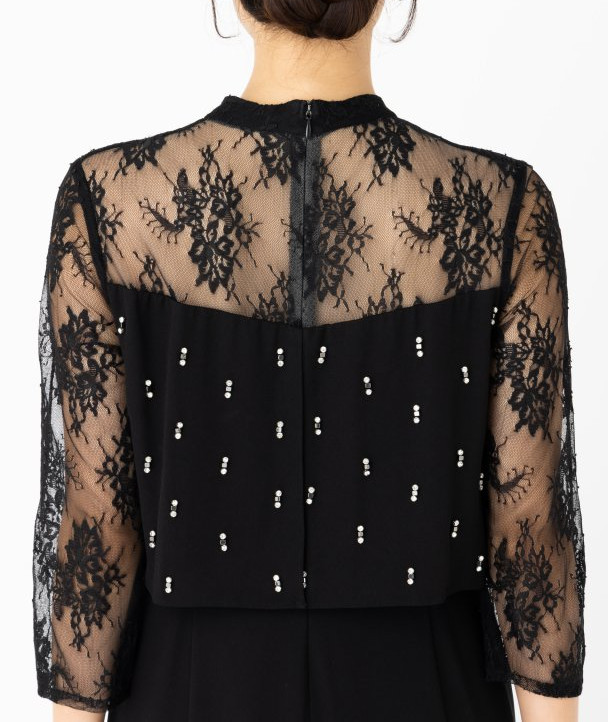 GRACE CONTINENTAL グレースコンチネンタル 刺繍ワイドサロペット