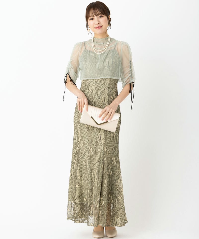 Dorry Doll ドリードール ボレロレイヤードレースドレス その他 x