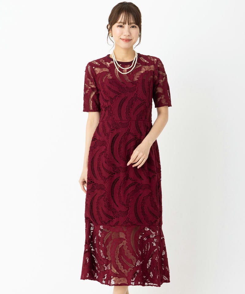 Ameri VINTAGE アメリヴィンテージ ウントレニーカットワークドレス
