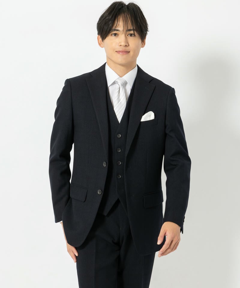 ORIHICA オリヒカ 【7点セット】千鳥柄リバーシブルベスト×ウール