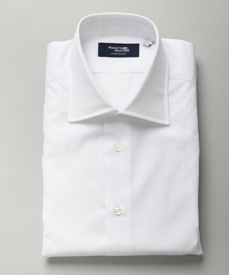 Maker's Shirt 鎌倉 ブロードクロスセミワイドカラーシャツ その他 x