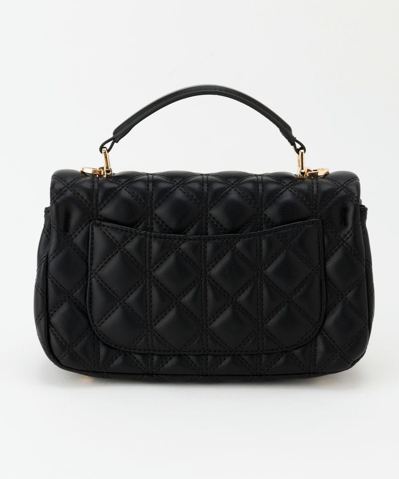 RANDA ランダ 2WAY モノグラムビジューキルティングバック ブラック系