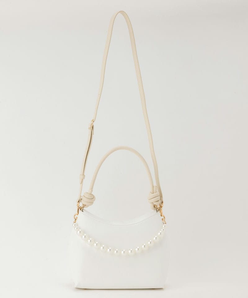 DIANA ダイアナ ストラップ付属3WAYパールハンドルバッグ その他 x 