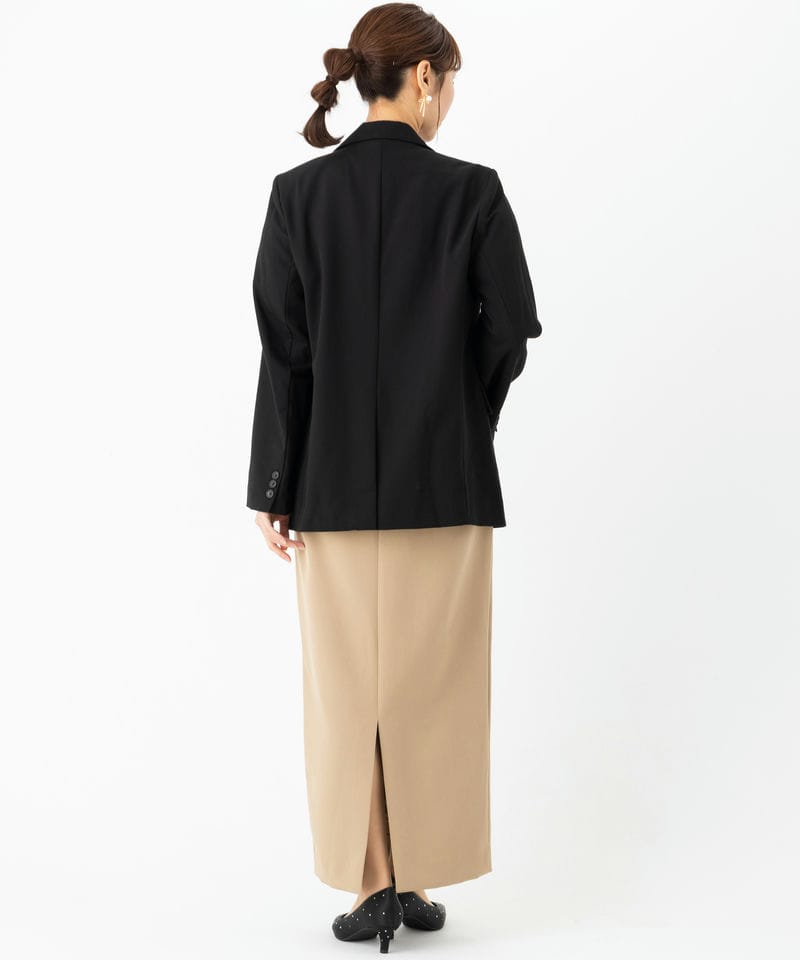 ANDRESD アンドレスド ピークドラペルジャケット ブラック系 | 結婚式