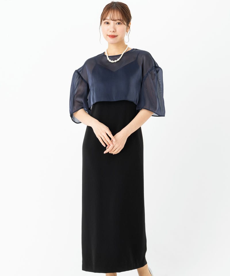 JOIEVE ジョエブ シャインベーシックドレス ネイビー系 | 結婚式