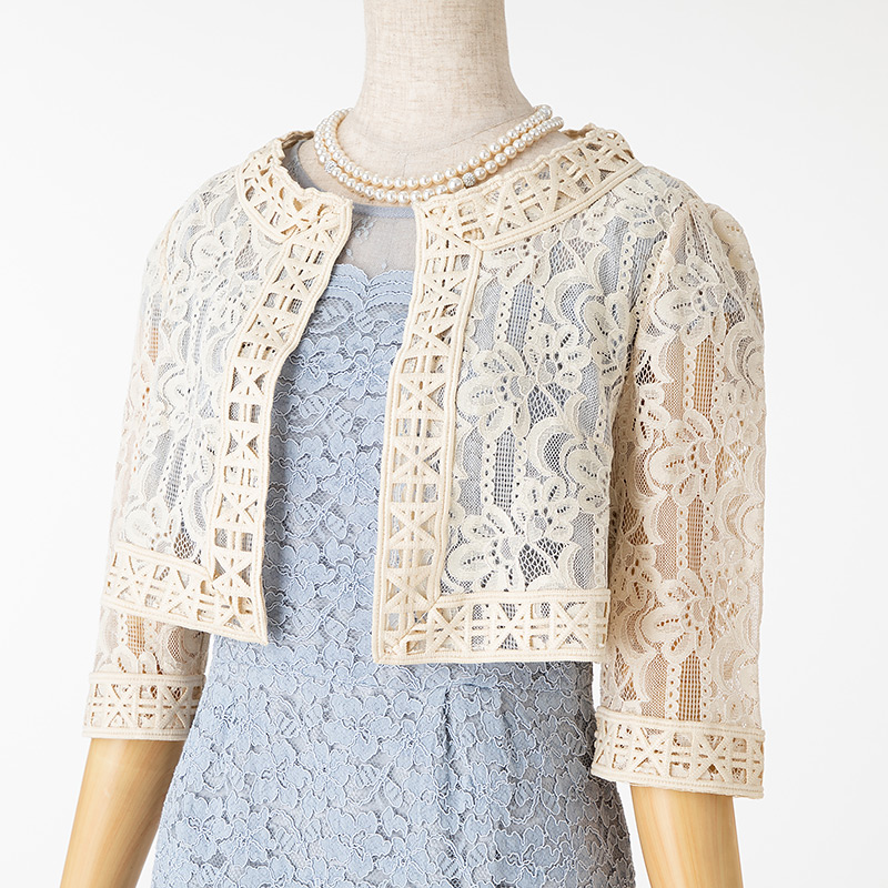 Select Shop レースジャケット ベージュ系 | 結婚式パーティーの 