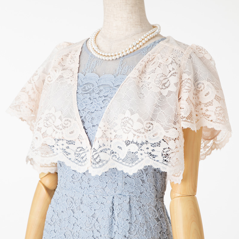 ボレロ レース アイボリー ホワイト ベージュ 結婚式 二次会 Select Shop レースボレロ ベージュ系 | 結婚式パーティーのレンタル