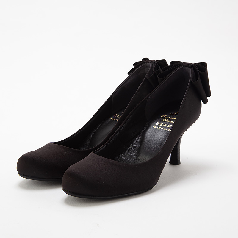 Miu Miu クリスタルビジュー付オープントゥパンプス ブラック系 | 結婚