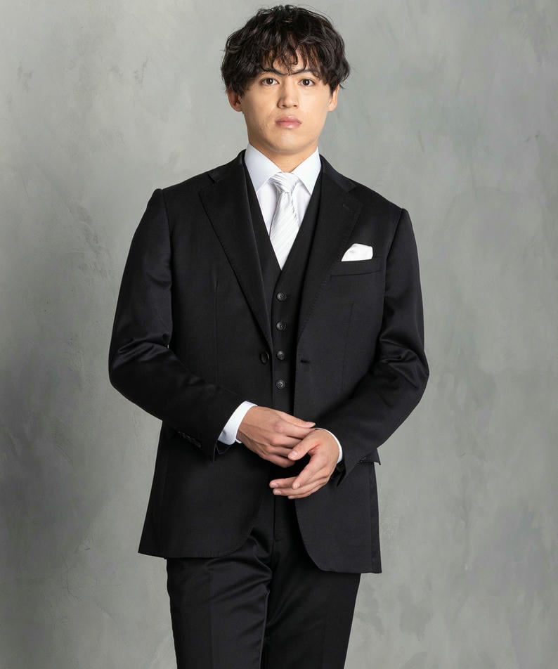 P.S.FA 【7点セット】ベネシャンスリーピーススーツセット ネイビー系