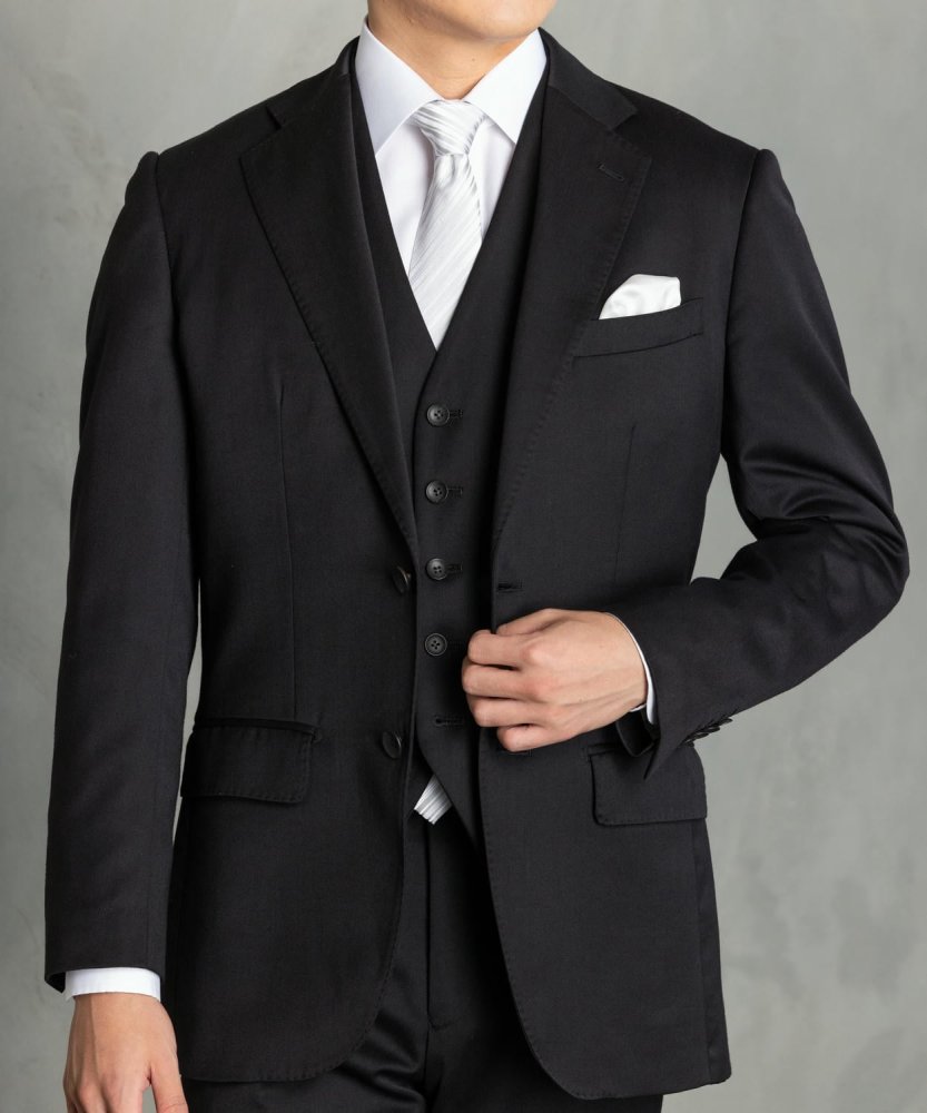 P.S.FA 【7点セット】ベネシャンスリーピーススーツセット ブラック系