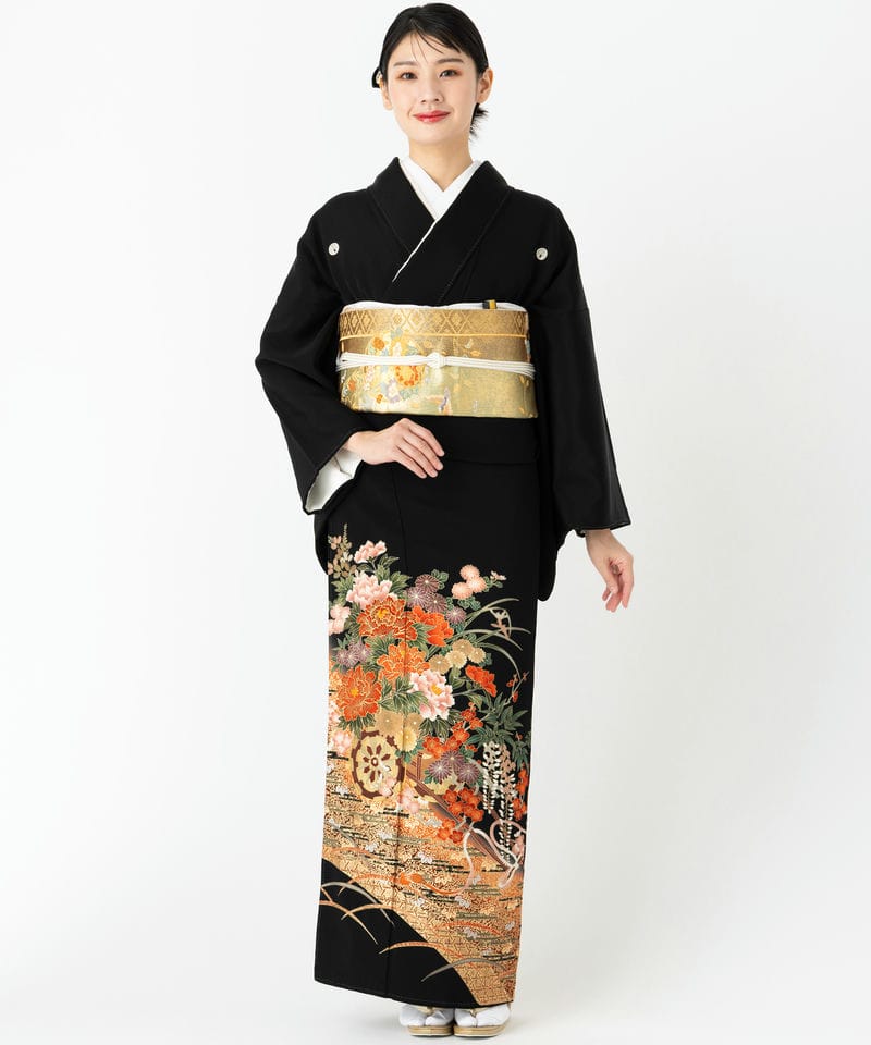 黒辻 Select Shop 【黒留袖】松に茶屋辻 ブラック系 | 結婚式パーティーの