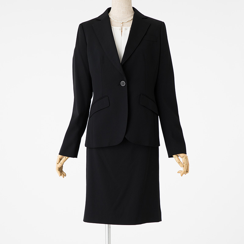 INDIVI 【スーツ3点SET】インディヴィ ジャケット+スカート+ブラウス