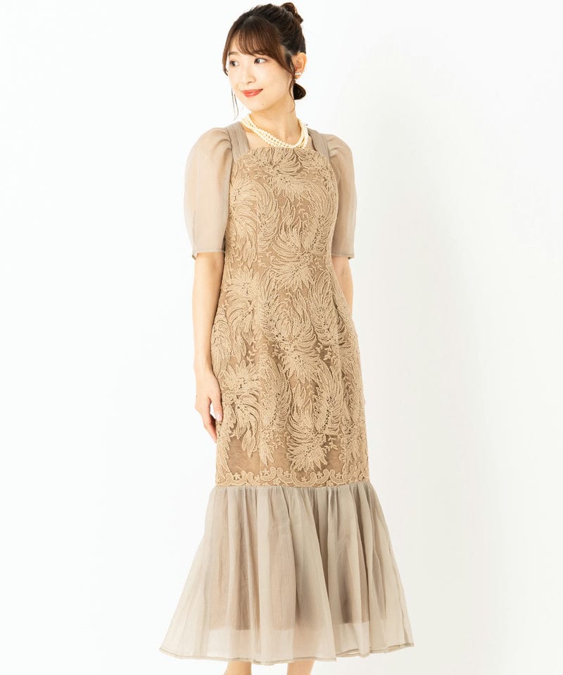 LAGUNAMOON ラグナムーン LADYエンブロイダリーマーメイドドレス