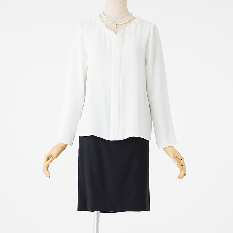 ICB 【スーツ3点SET】アイシービー ジャケット+スカート+ブラウス