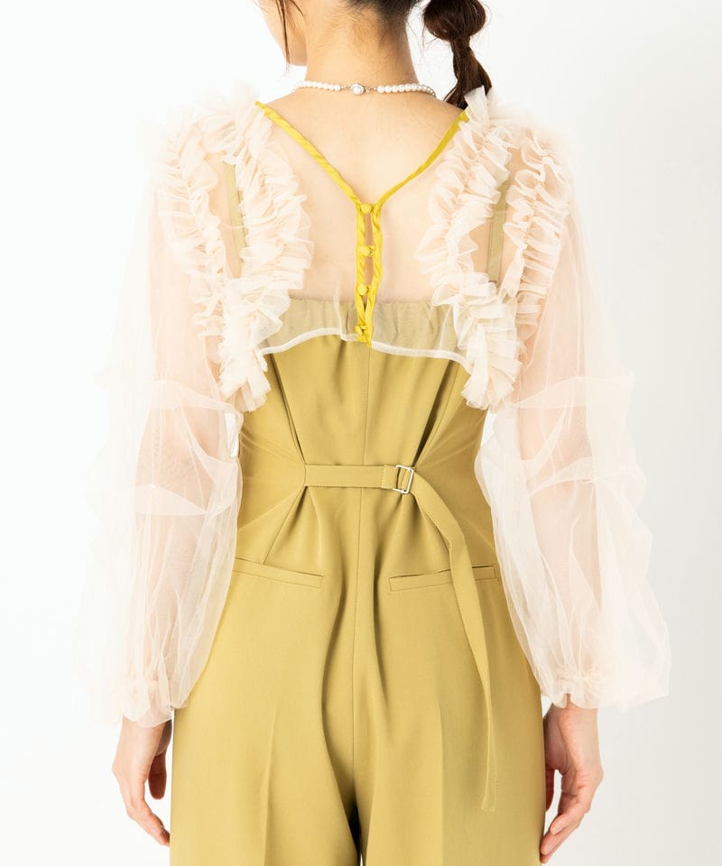 LilyBrown リリーブラウン チュールボレロセットコンビネゾン その他 x