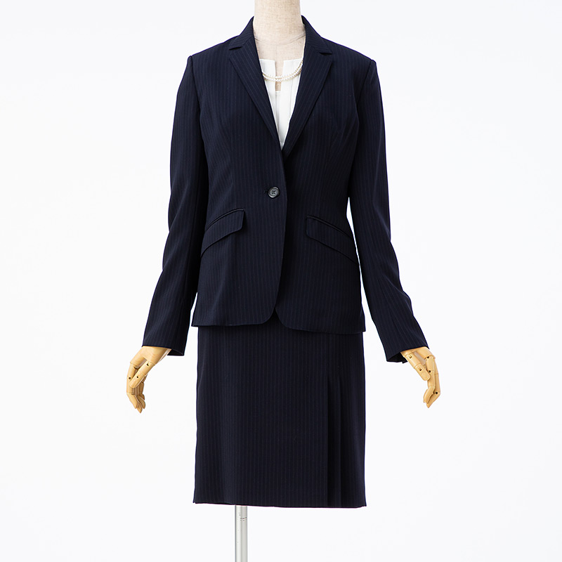 ICB 【スーツ3点SET】アイシービー ジャケット+スカート+ブラウス