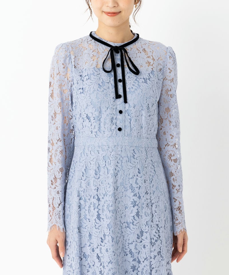 CELFORD セルフォード ボウタイ付きレースマーメイドドレス その他 x