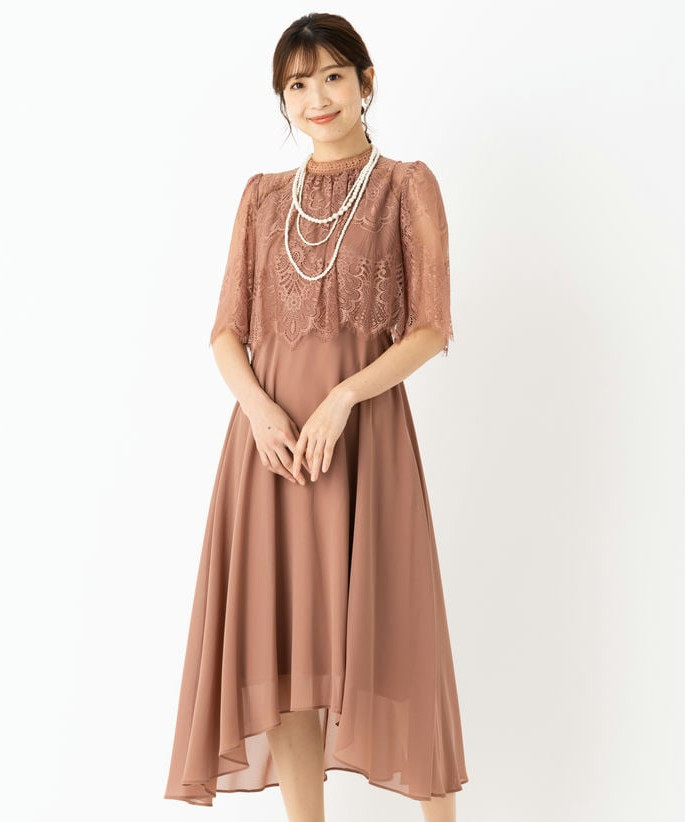 Dorry Doll ドリードール プチハイネックフレアレーススリーブ