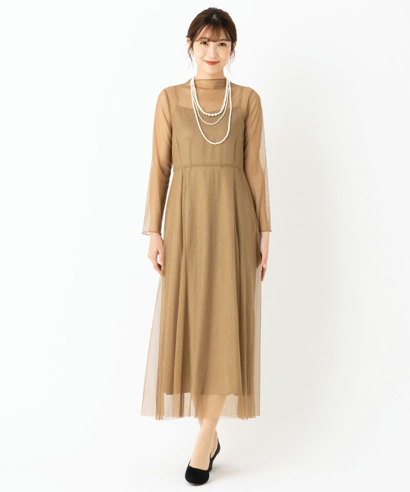 kaene カエン ラメチュールメロウドレス その他 x ゴールド系 | 結婚式