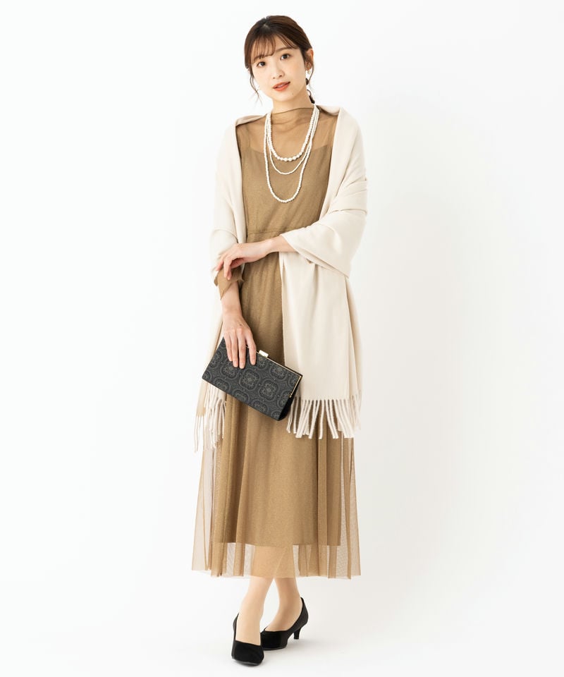 kaene カエン ラメチュールメロウドレス その他 x ゴールド系 | 結婚式