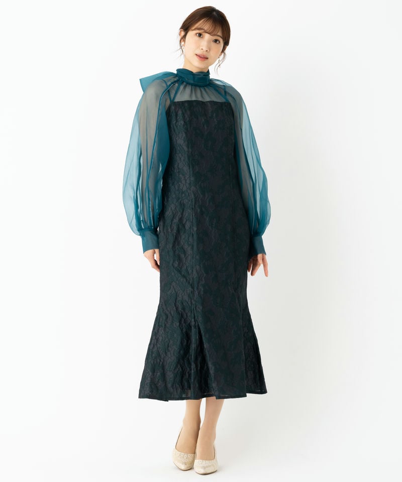 FRAY I.D フレイアイディー グロッシーレースジャガードマーメイド