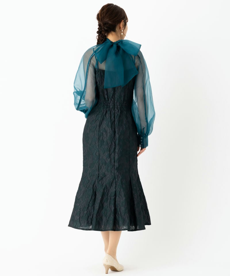 FRAY I.D フレイアイディー グロッシーレースジャガードマーメイド