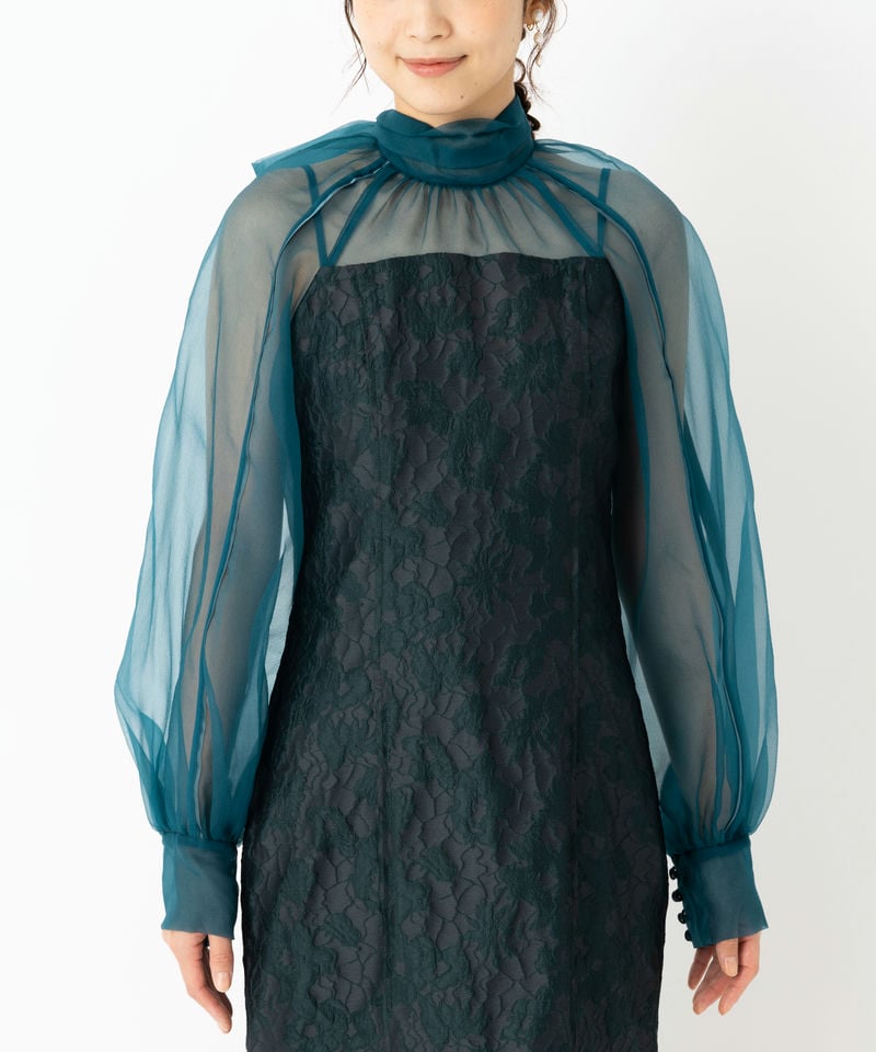 FRAY I.D フレイアイディー グロッシーレースジャガードマーメイド