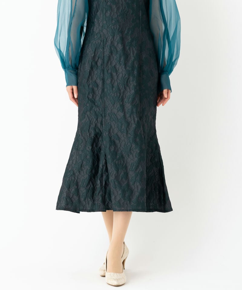 FRAY I.D フレイアイディー グロッシーレースジャガードマーメイド