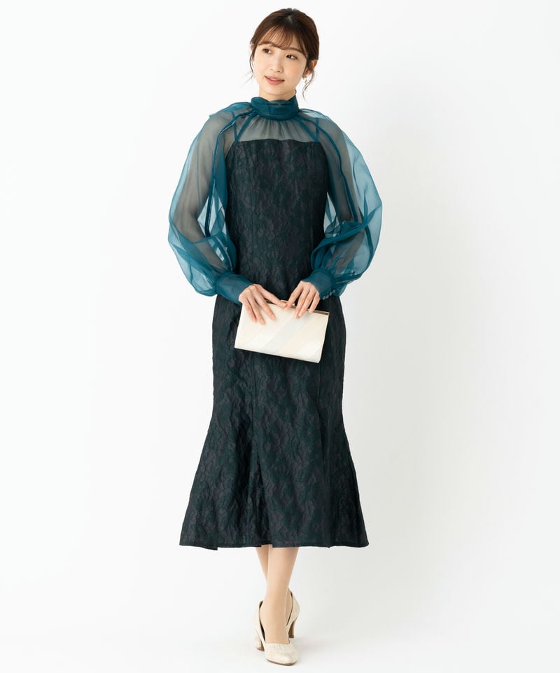 FRAY I.D フレイアイディー グロッシーレースジャガードマーメイド