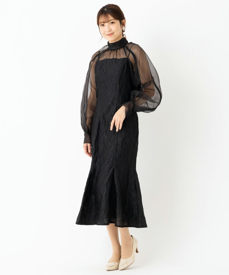 FRAY I.D フレイアイディー グロッシーレースジャガードマーメイド