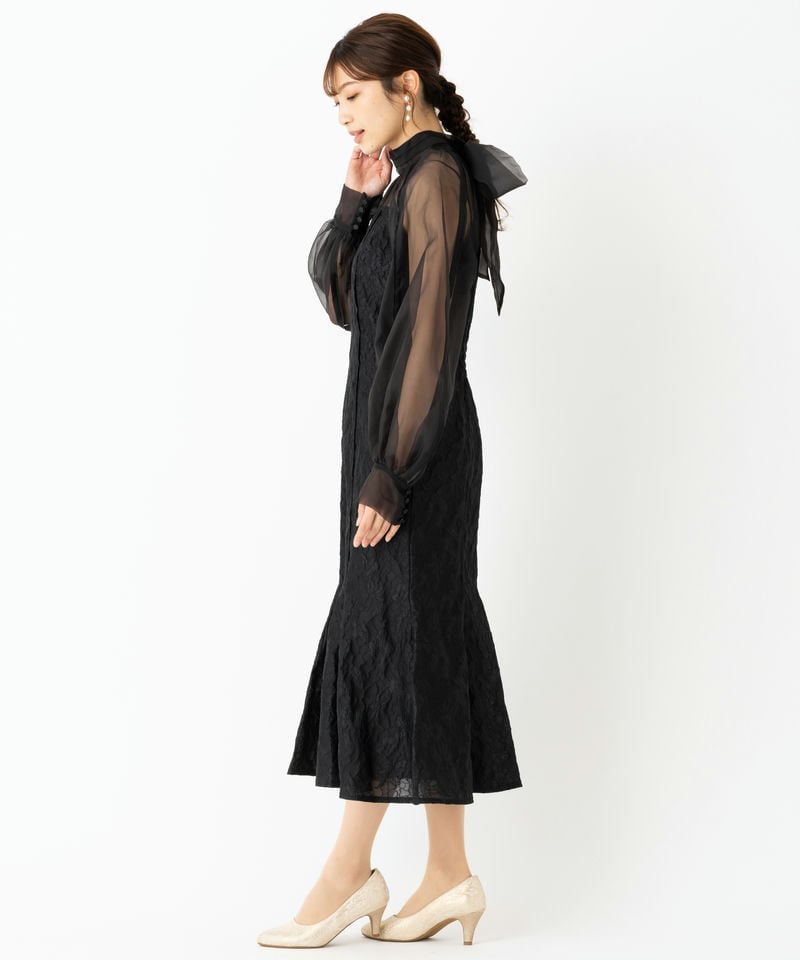 FRAY I.D フレイアイディー グロッシーレースジャガードマーメイド