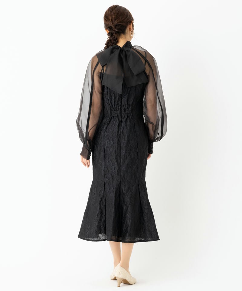 FRAY I.D フレイアイディー グロッシーレースジャガードマーメイド