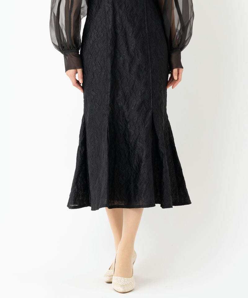 FRAY I.D フレイアイディー グロッシーレースジャガードマーメイド