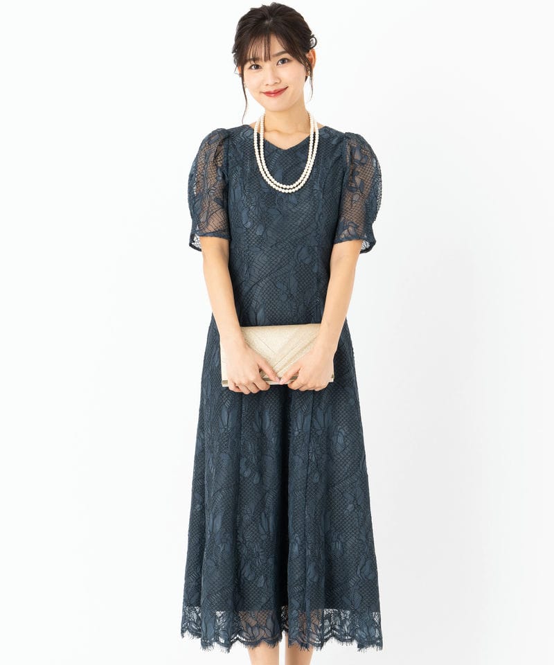 CELFORD セルフォード レースマーメイドドレス ネイビー系 | 結婚式