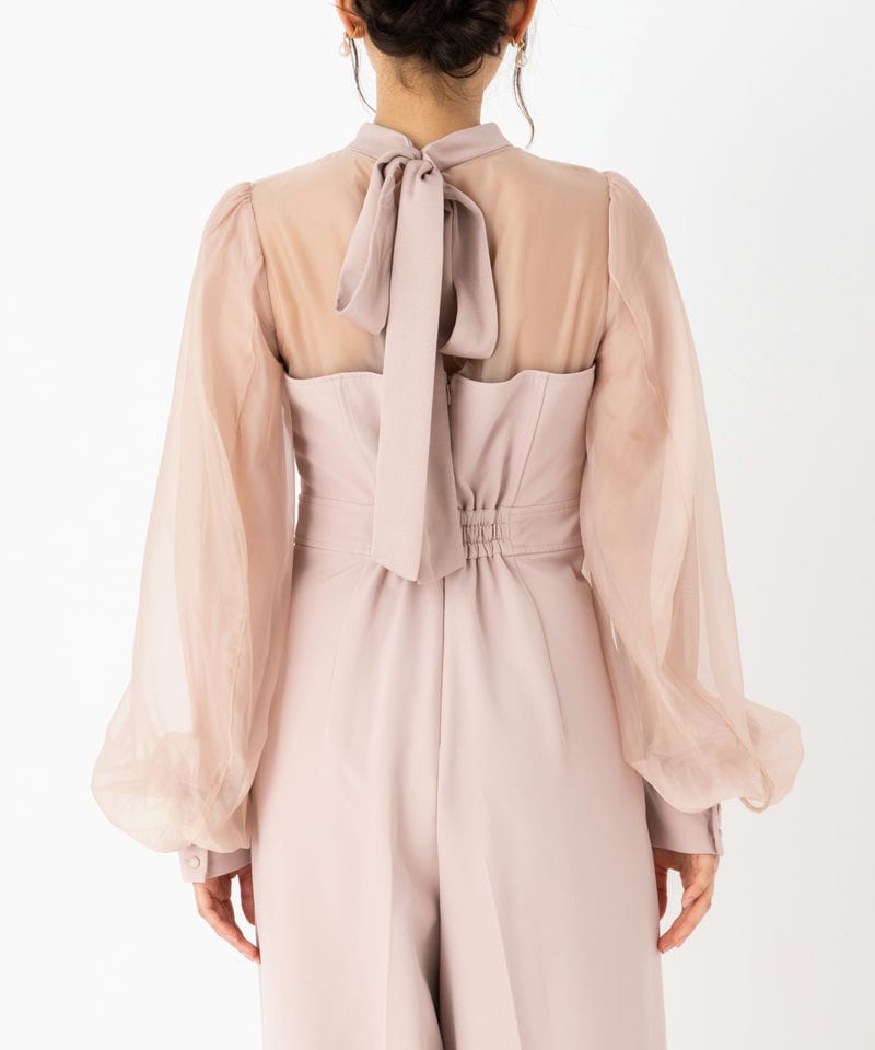 SNIDEL スナイデル シアーTOPSベアオールインワン その他 x ピンク系 x