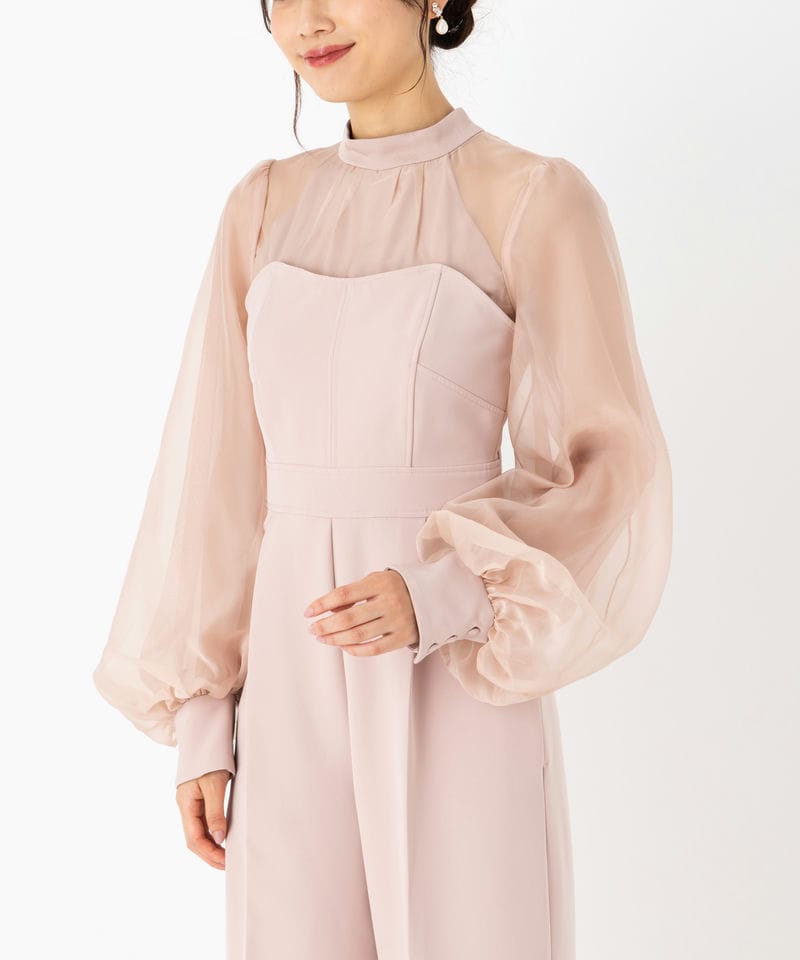 SNIDEL スナイデル シアーTOPSベアオールインワン その他 x ピンク系 x