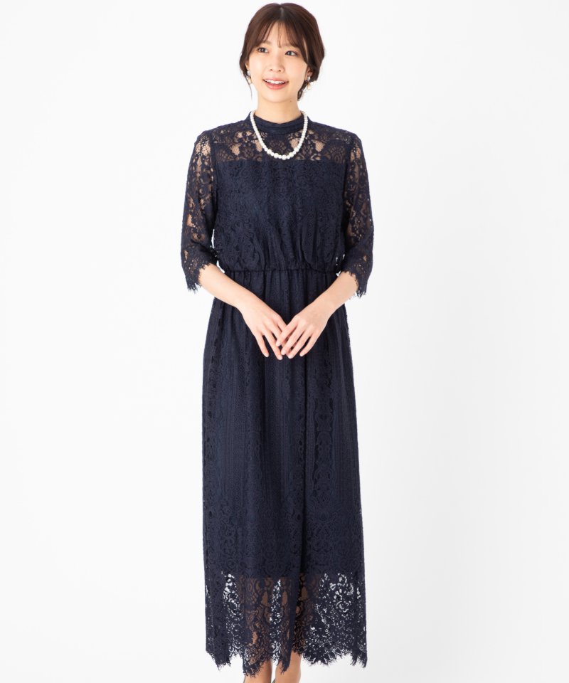 ☆激安・新品☆ ストロベリーフィールズ　ワンピース　結婚式　ドレス STRAWBERRY-FIELDS ストロベリーフィールズ ヴィンテージレースドレス