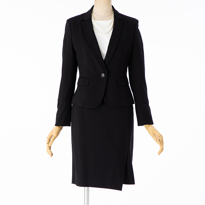 ICB 【スーツ3点SET】アイシービー ジャケット+スカート+ブラウス