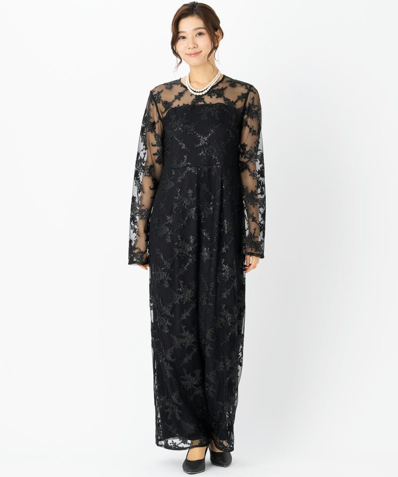 Ameri VINTAGE アメリヴィンテージ スパンコールレースロンパース